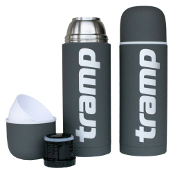 Tramp Термос Soft Touch 1 л, TRC-109, серый