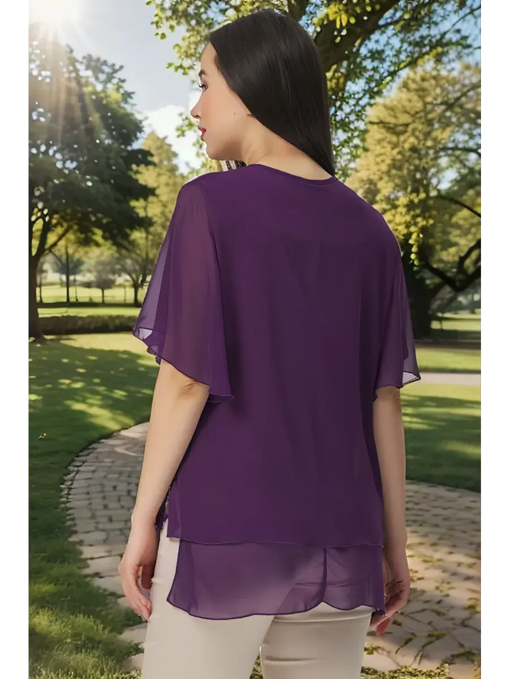 Блузка шифон