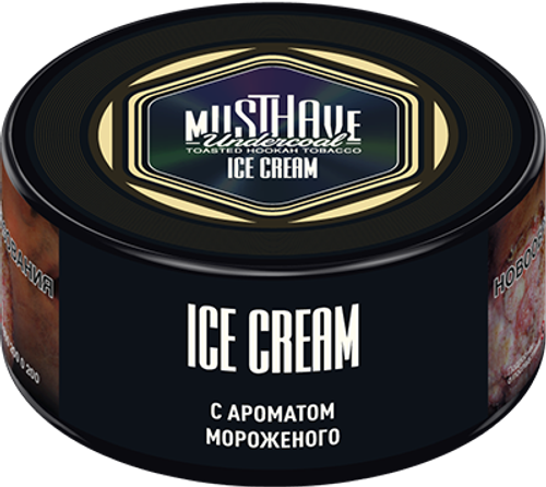 М. Табак для кальяна Must have Ice Cream (Мороженое) 25гр