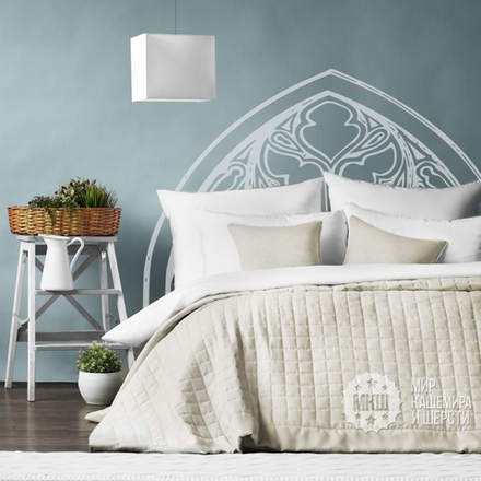 Покрывало под лен КАННИ (арт. BL02-275-02) - бежевое