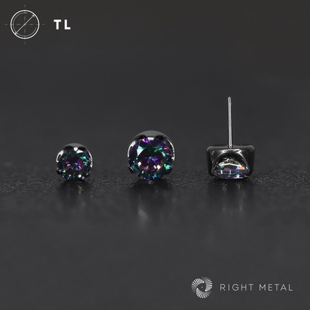 Flat Cubic Zirconia Mystic Topaz Б/Р