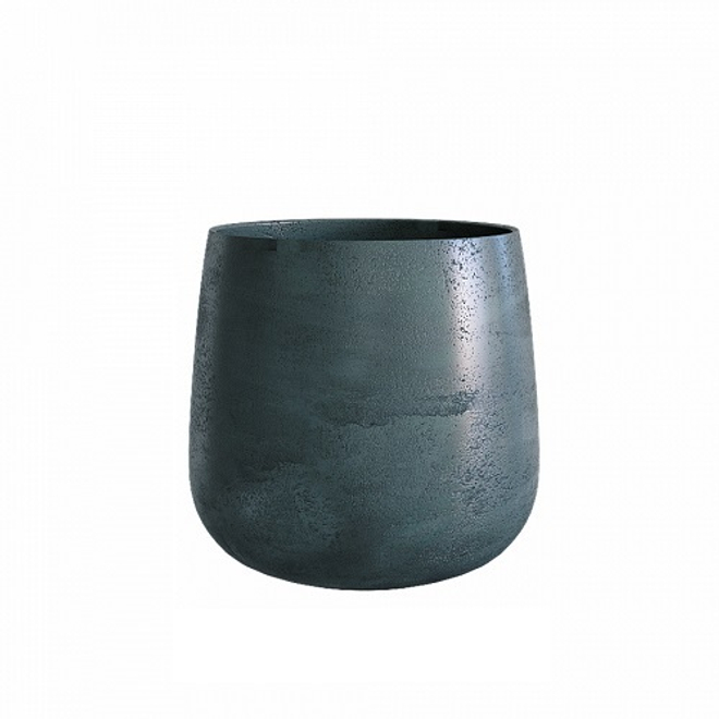 Кашпо Concretika Cone D24 H26 Ocean Green