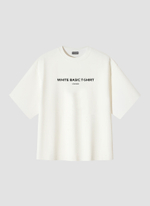 Футболка "white basic t-shirt", молочная