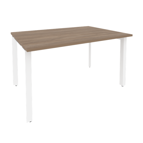 Onix Стол переговорный O.MP-PRG-1.3 Дуб Аризона/Металл Белый 1380*980*750
