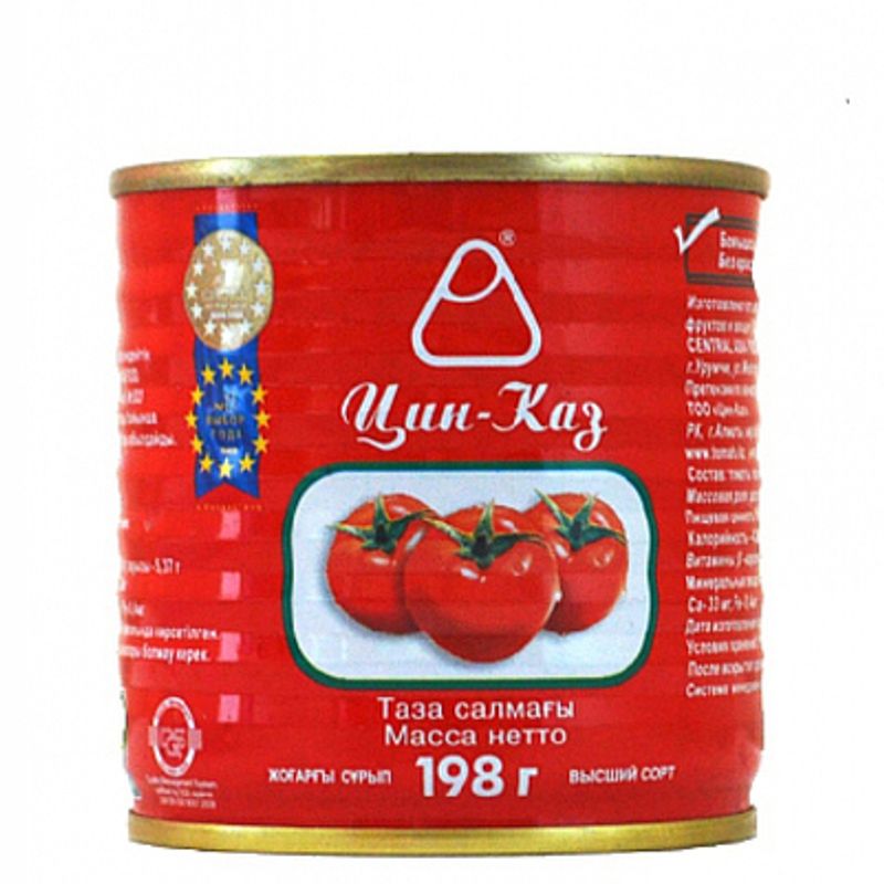 Паста томатная Цин-Каз высший сорт 198 гр/ж/бан