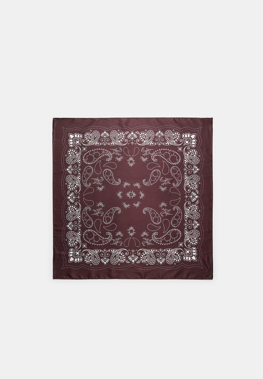 STRADIVARIUS Платок с принтом, бургунди