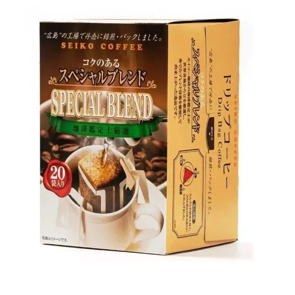 Кофе в дрип-пакетах Seiko Special Blend 20 шт, 3 упаковки