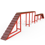 Трамплин разноуровневый для дрессировки собак