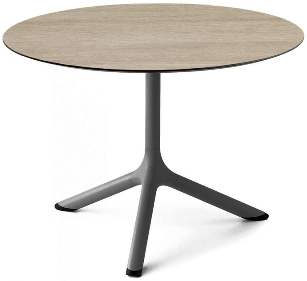 Столик ламинированный кофейный Scab Design Tripe, антрацит, состаренный дуб тортора