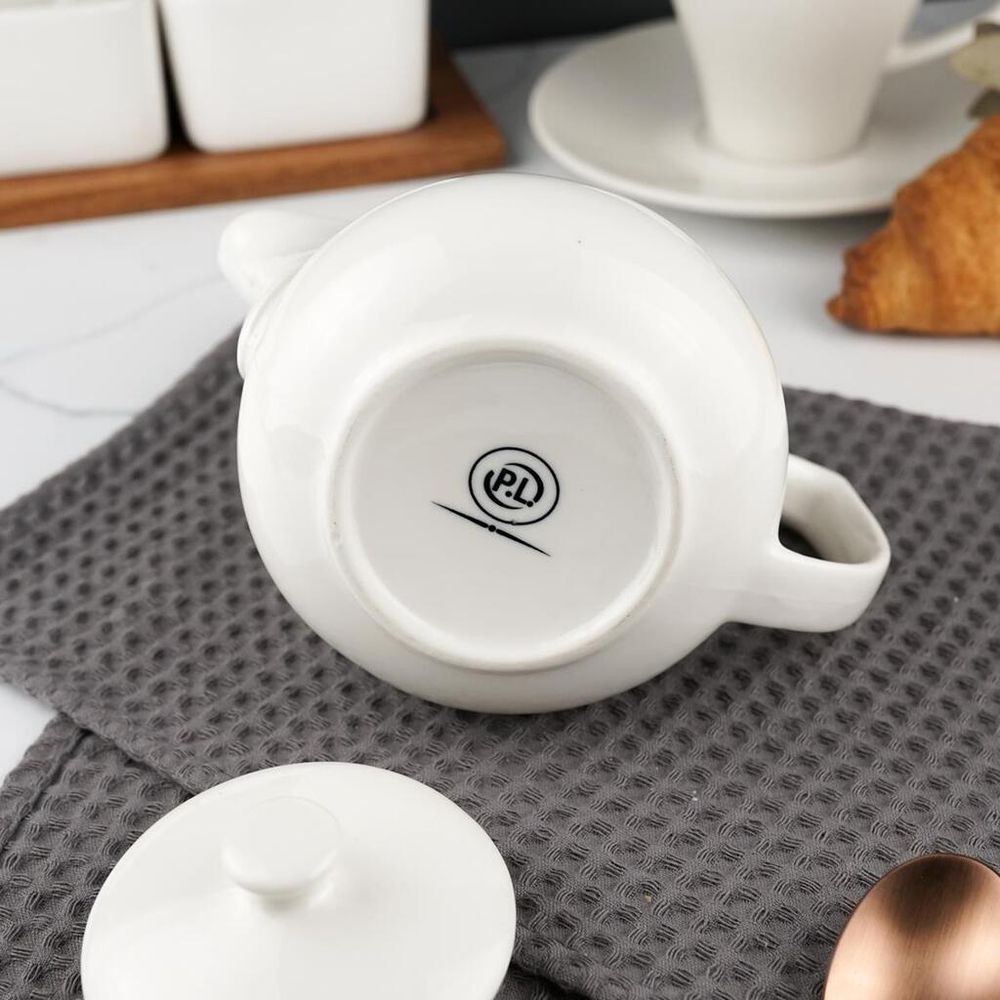 Чайник 450 мл белый фарфор P.L. Proff Cuisine [1]