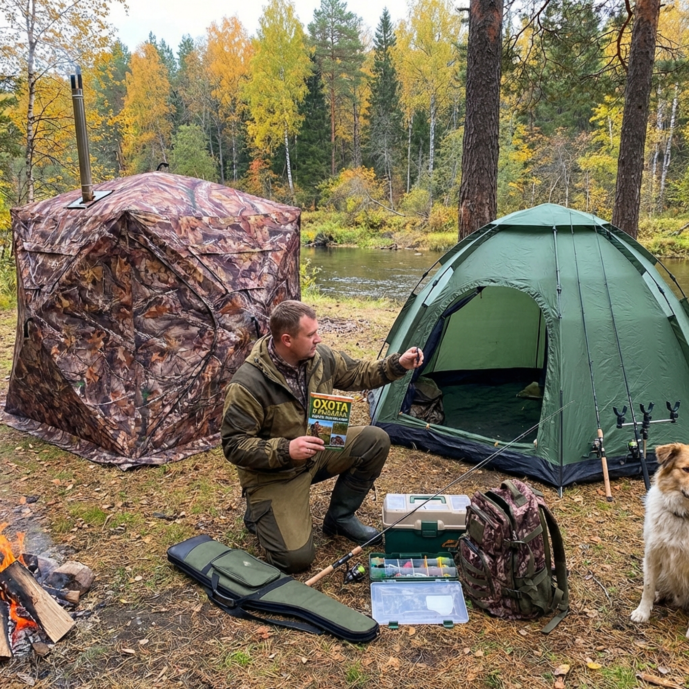Выбор палатки для охоты и рыбалки: роль тамбура в комфорте