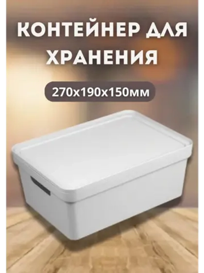 Коробка для хранения вещей Фортуна 270х190х150мм СС