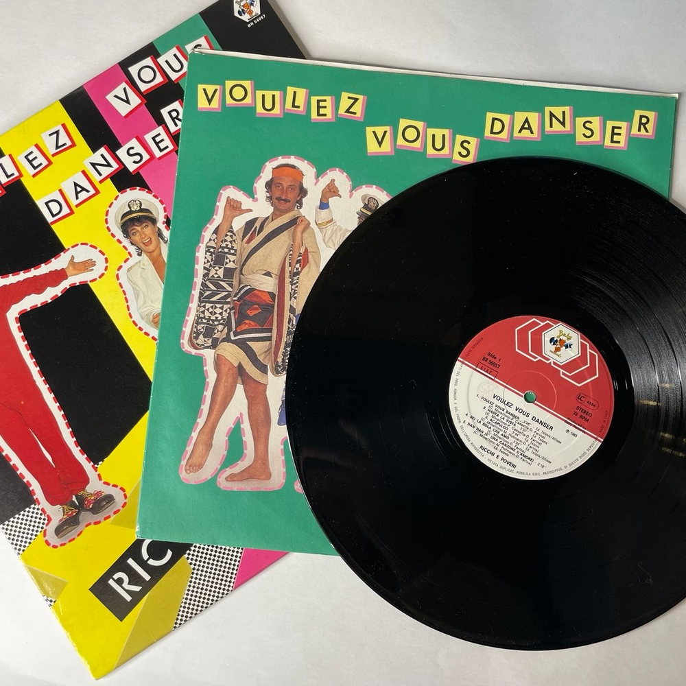 Винтажная виниловая пластинка LP Ricchi and Poveri, Богатые и Бедные, Voulez Vous Danser (Италия 1983)