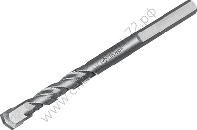 ЗУБР ПРОФЕССИОНАЛ 5 x 85 мм сверло по бетону усиленное, 3-х гранный хвостовик