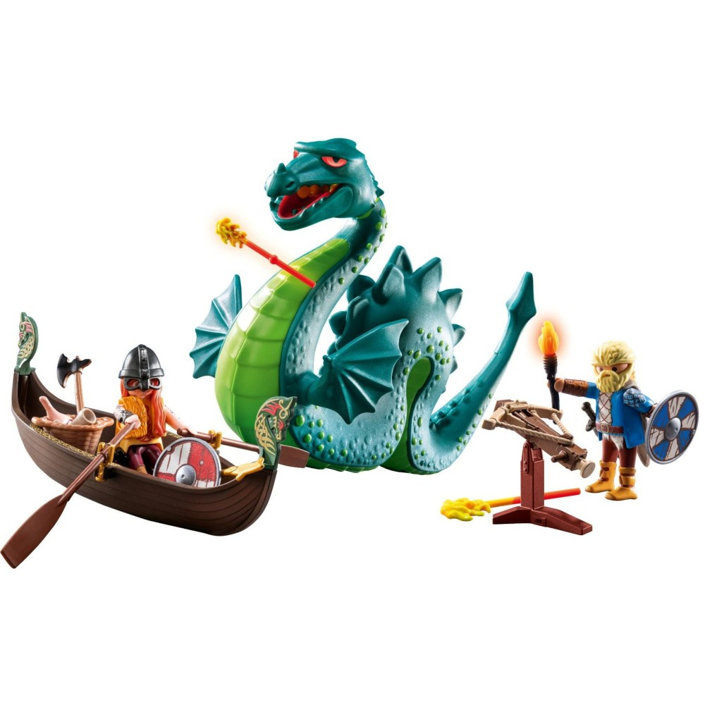 Игровой набор Playmobil 71830 Викинг с морским чудовищем 71830 40 деталей — фото 2