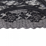 Кружевной пояс для чулок Black Sexy Lace (XL-2XL)
