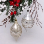 Набор украшений SHINE «Star Thread» 13,8х6,5 см (2 шт.), light champagne/silver