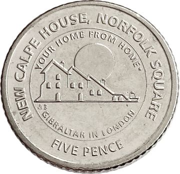 5 пенсов 2018 Гибралтар