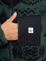 Толстовка Kefirmaykifer Флисовая Zip зеленая