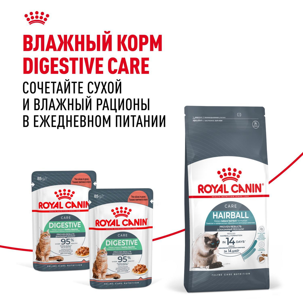 Royal Canin Hairball Care Корм сухой для взрослых кошек 10кг