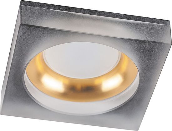 Спот Feron MR16 G5.3 матовый черный, золото DL2540