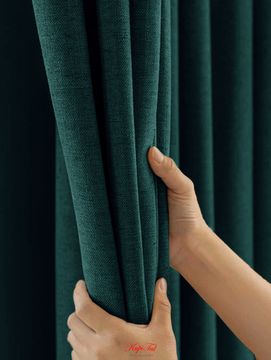 XL-Nemon Blackout 100% (индиго) Шторы полный блэкаут под лён