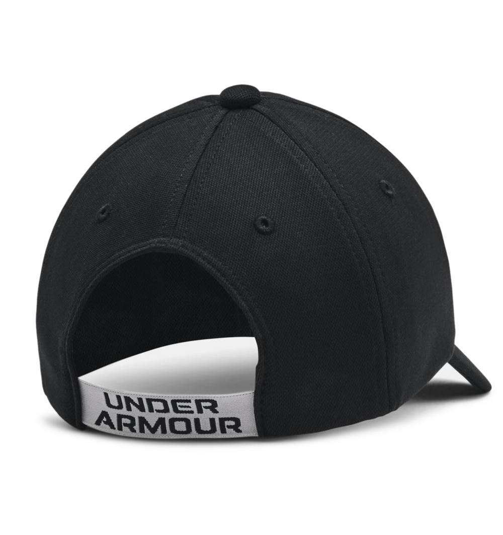Теннисная кепка Under Armour Girls Play Up Cap - black/halo gray