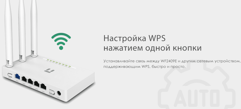 Wi-Fi роутер (беспроводной маршрутизатор) Netis WF2409E 300mbps