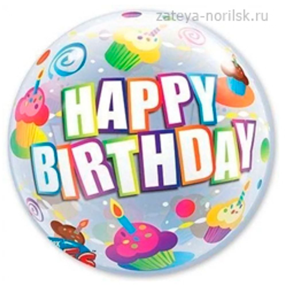 BUBBLE Happy Birthday-Кексы