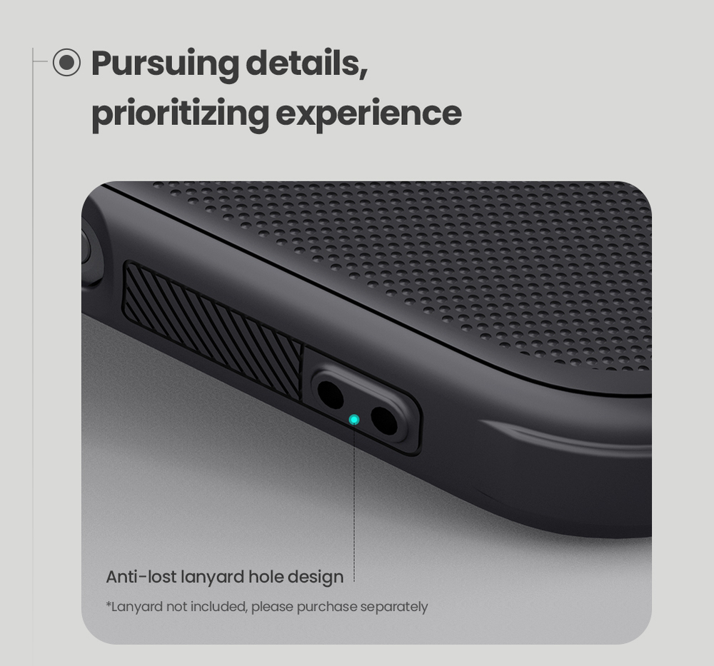 Усиленный чехол черного цвета от Nillkin для смартфона iPhone 16 Pro, серия Super Frosted Shield Pro