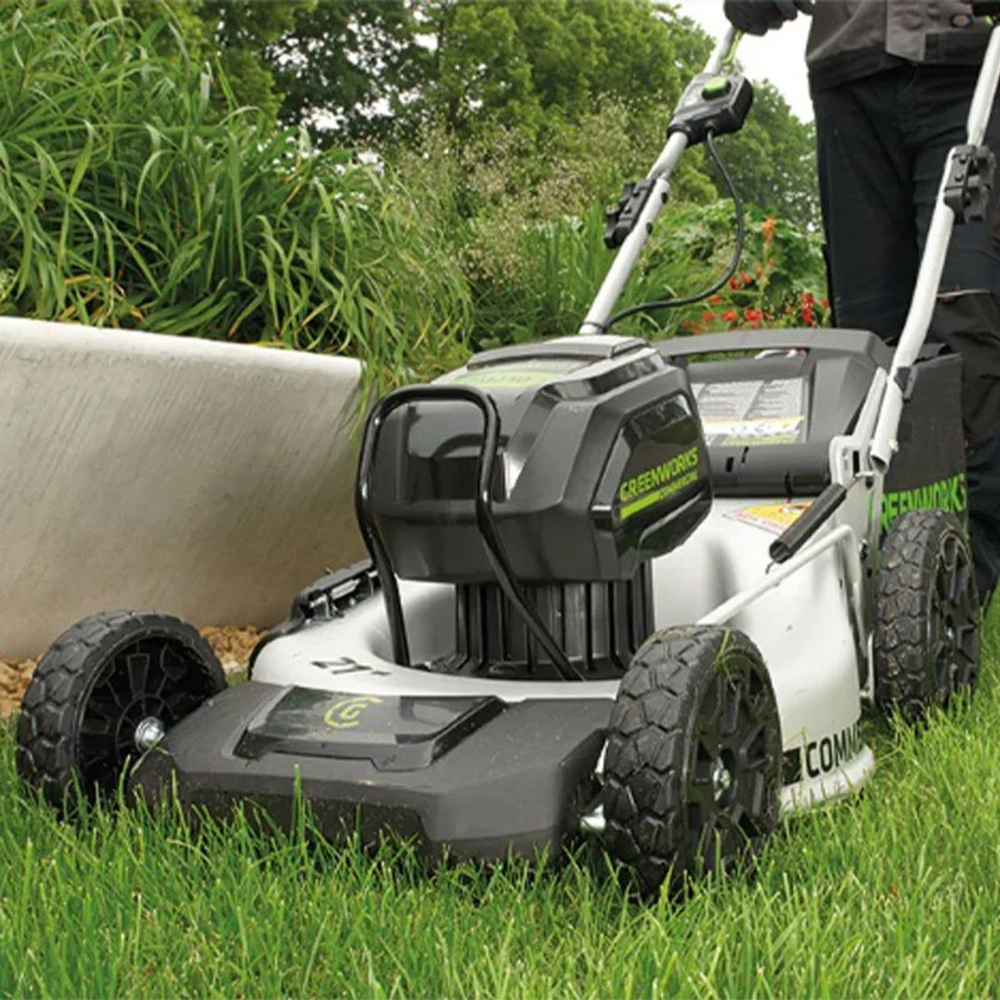 Аккумуляторная газонокосилка Greenworks GD82LM51 82V 82В (без АКБ и ЗУ) нож 51 см, 2502007