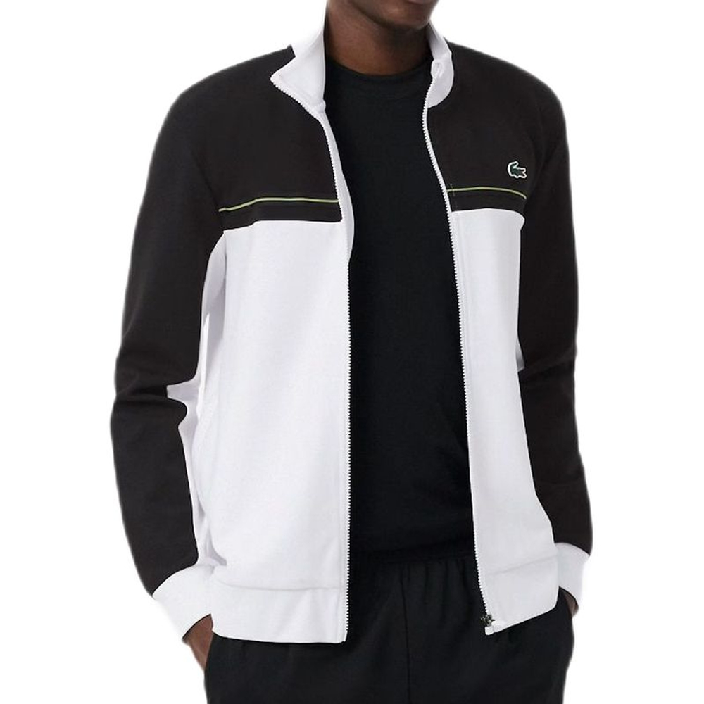 Куртка теннисная Lacoste Sport Zipped Colour-Block -black/white