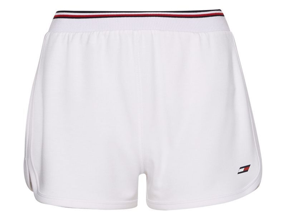 Женские теннисные шорты Tommy Hilfiger Reg. Sueded Modal GS Short - sueded th optic white