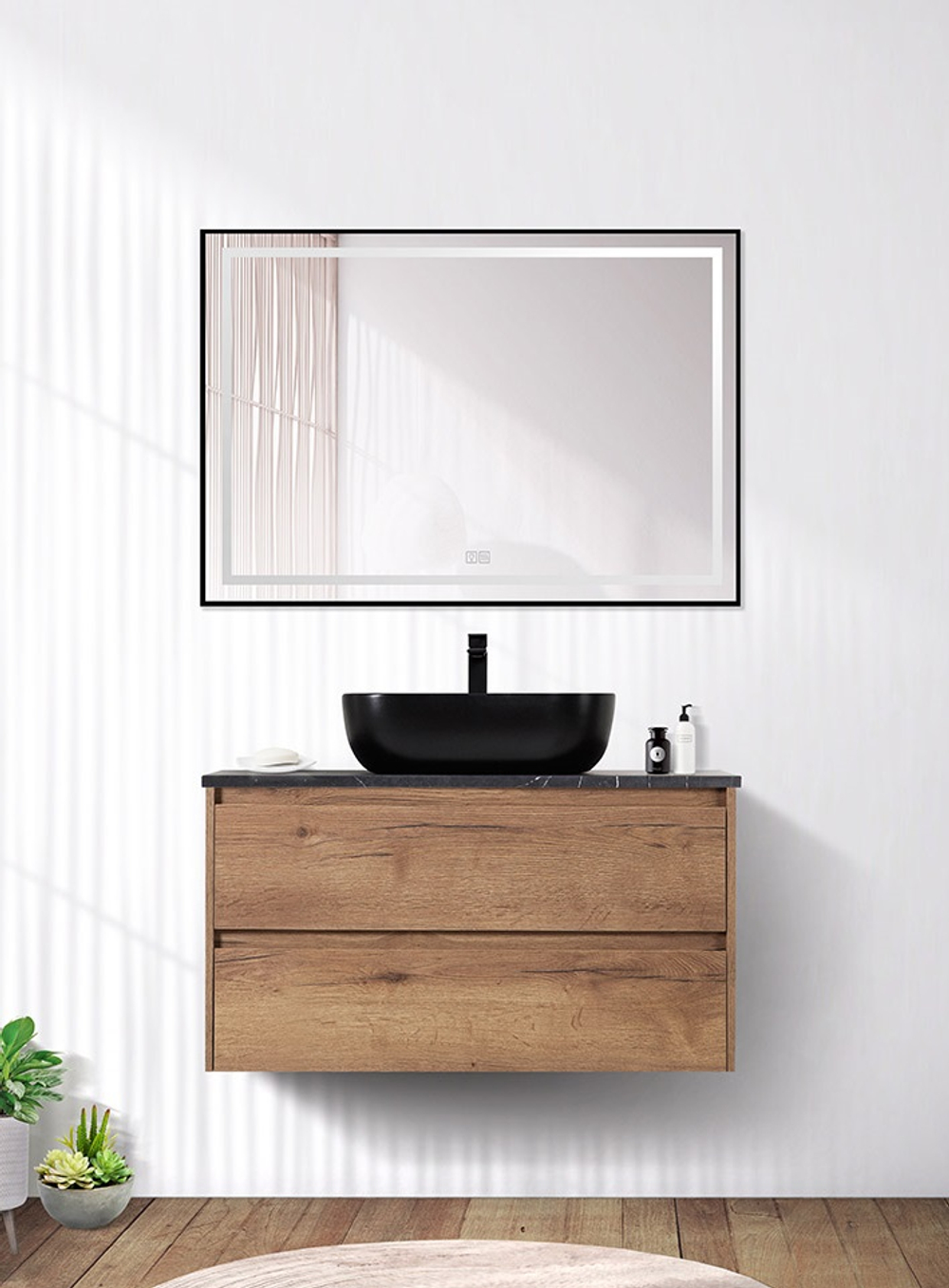 Тумба подвесная под столешницу BelBagno KRAFT-800-2C-SO-RT