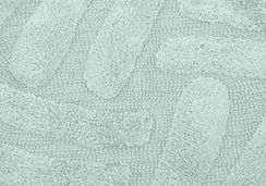 NANCY (голубой) Набор ков. для ванной кружевной 60х100 и 50х70