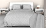Постельное белье Евро бязь набивная 120г/м2 с двумя наволочками 50х70, расцветка ассорти, полукороб