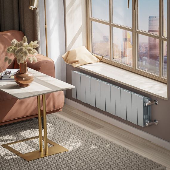 Радиатор биметаллический Royal Thermo PianoForte 200 Серебристый - 14 секц. — (5)