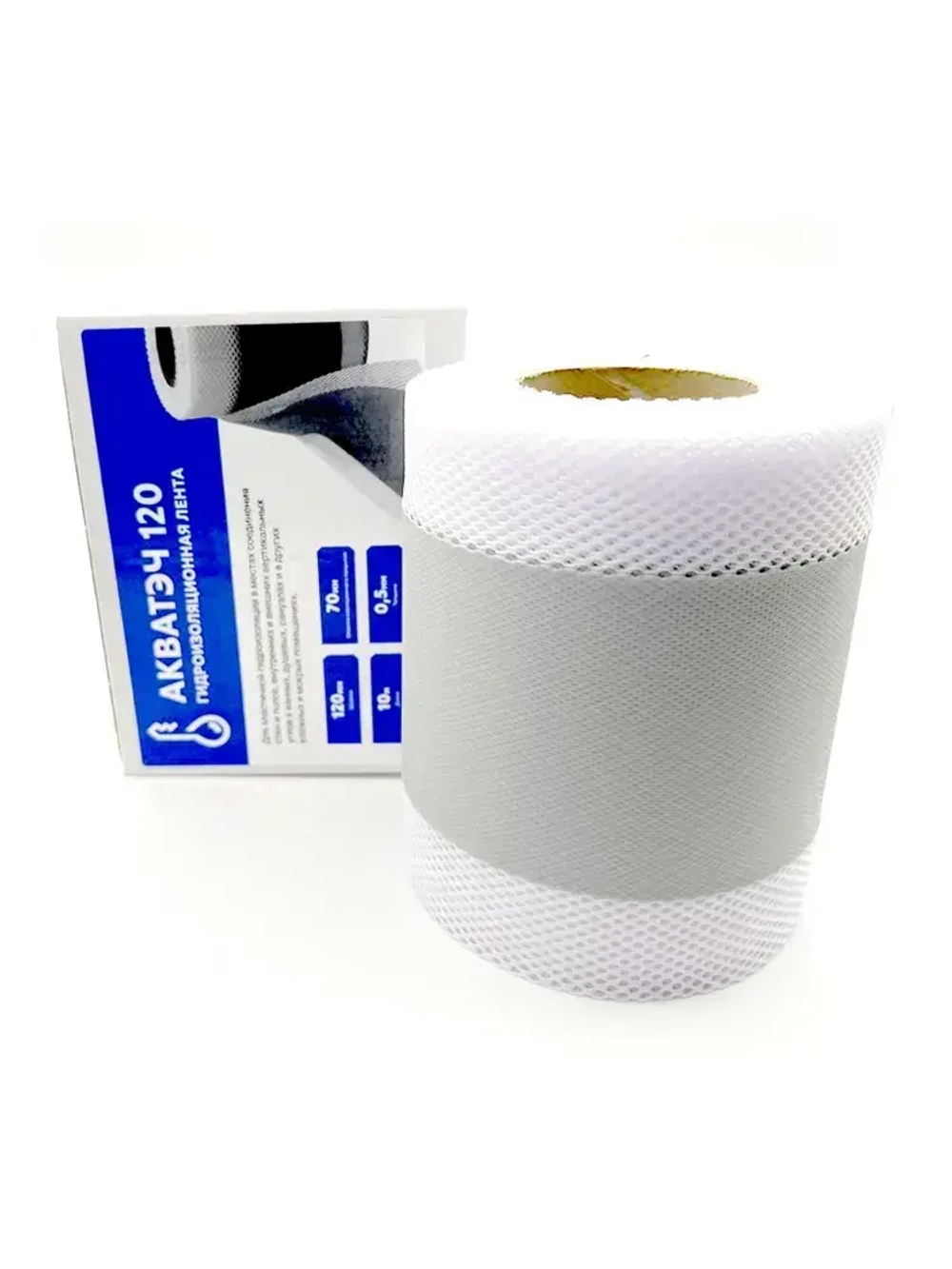 Гидроизоляционная лента 10м АКВАТЭЧ для швов, стыков, углов