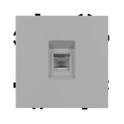 Механизм телефонной розетки SCT-NOBE-MTL1-SFPL-IS (RJ-11, 4C) (Arlight, Никель) 061893