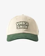 Кепка Ymkashix Block Graffiti logo зеленая/бежевая