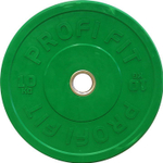Диск для штанги каучуковый, цветной D51 мм PROFI-FIT 10 кг