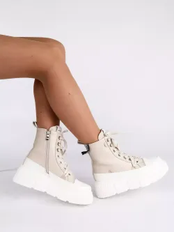 Ботинки женские  на платформе