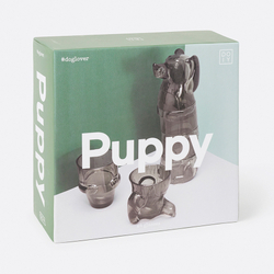 Набор из 4-х стаканов puppy, коричневые