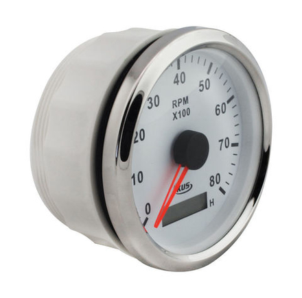 Тахометр 8000 об/мин со счетчиком моточасов (WS), SR:1-10