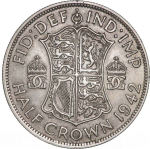 United Kingdom 1/2 Crown 1942 – King George VI