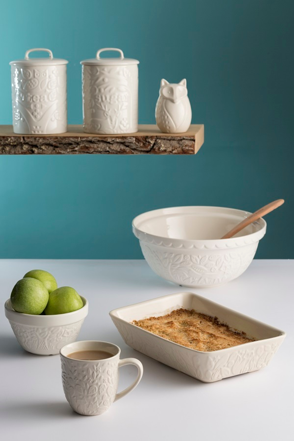 Форма для пудинга in the forest, D16 см, 1 л, кремовая