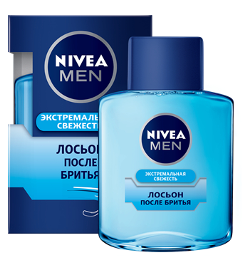 Nivea Men Лосьон после бритья Fresh Kick, приятная свежесть с мятой, 100 мл