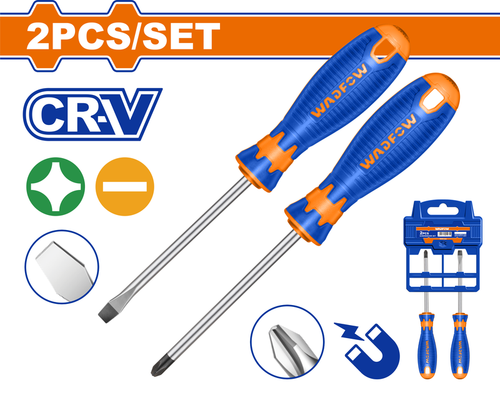 Набор отверток 2 шт (10/40) WADFOW WSS1302