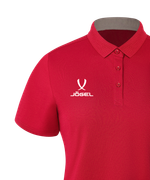Поло женское JÖGEL PREMIER PerFormDRY CVC Polo W, красный
