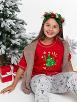 Костюм для девочки Праздник-1.1 Виотекс КРАСНЫЙ